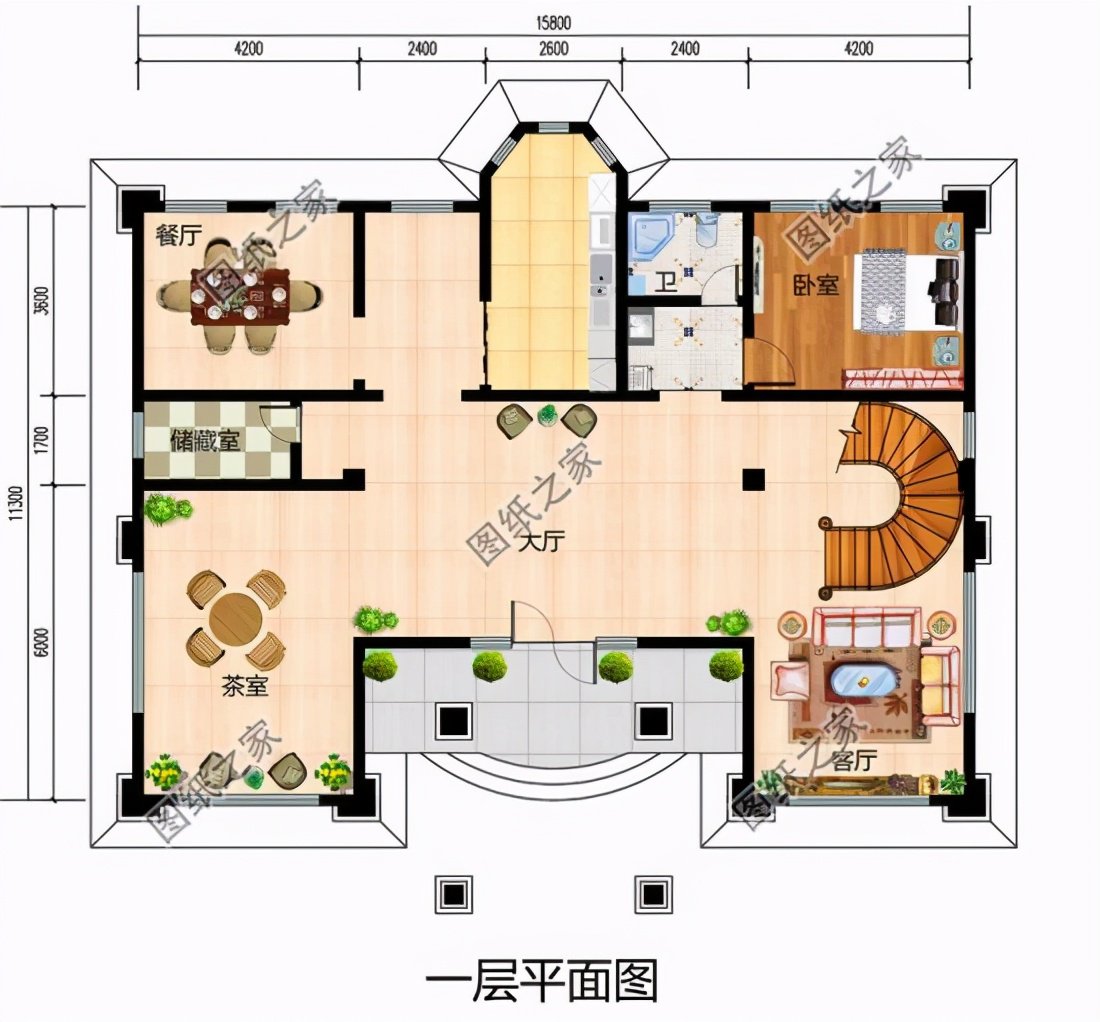 布局實用造價經濟的農村新式小別墅設計圖，絕對是值得建的好房子