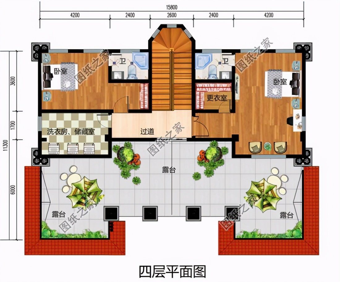布局實用造價經濟的農村新式小別墅設計圖，絕對是值得建的好房子