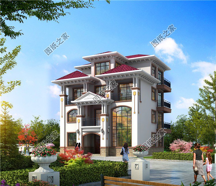 布局實用造價經濟的農村新式小別墅設計圖，絕對是值得建的好房子