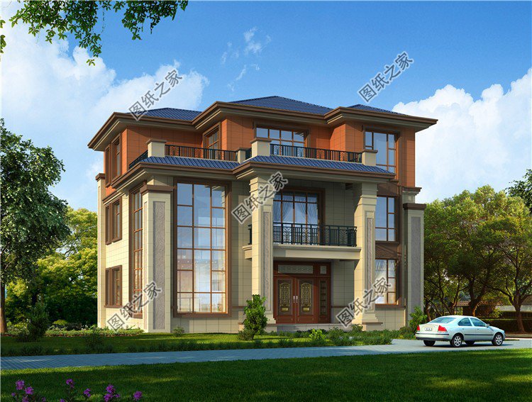 農(nóng)村別墅設(shè)計(jì)三層效果圖，讓人愛(ài)到骨子里，難怪越來(lái)越多人回村建房