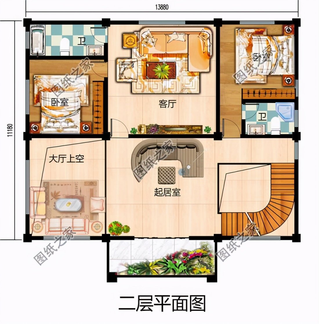 農(nóng)村別墅設(shè)計(jì)三層效果圖，讓人愛(ài)到骨子里，難怪越來(lái)越多人回村建房