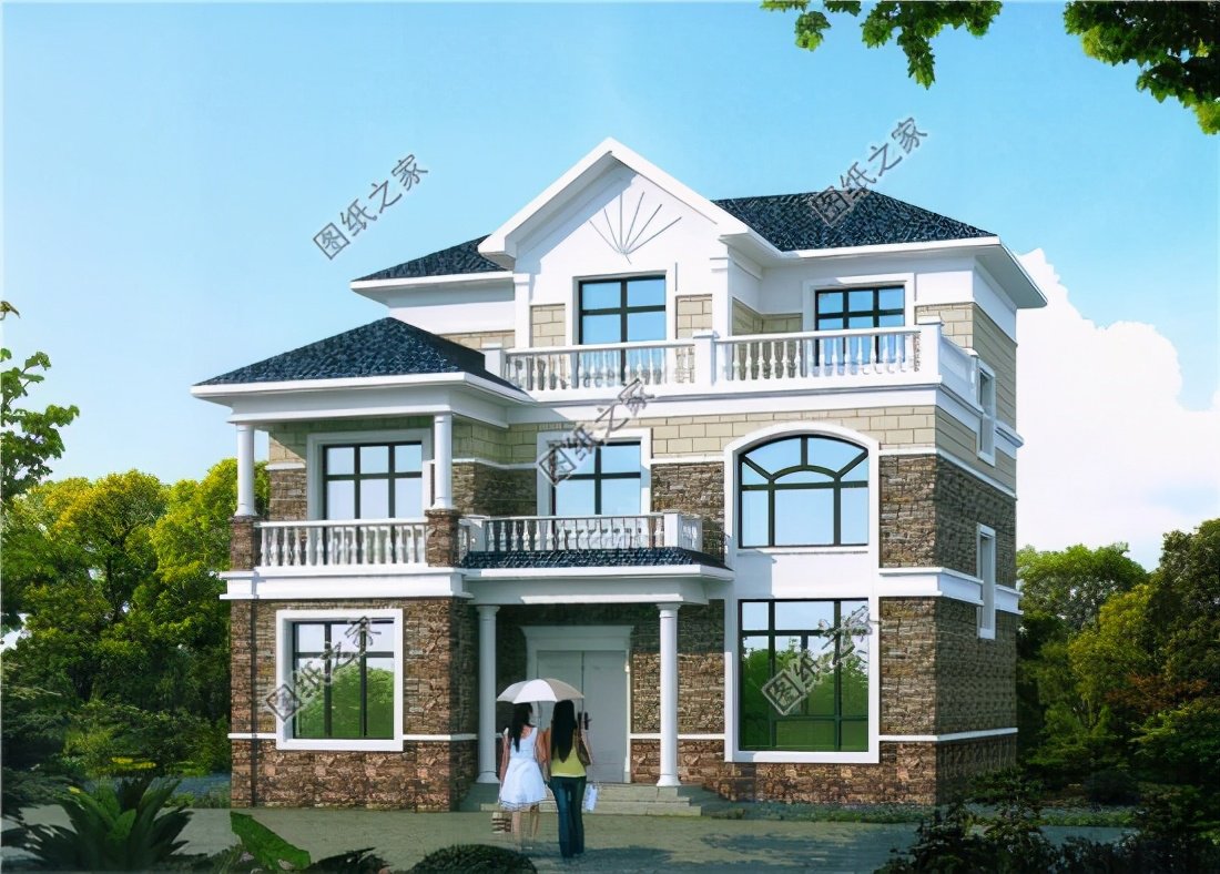 新型別墅圖片二層半設計圖，別墅這樣設計，濃濃的高級感十足