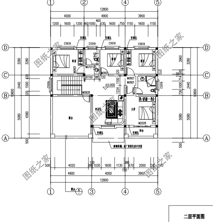 鄉(xiāng)村建筑二層設計圖，氣勢強造價經濟，款款都是經典戶型