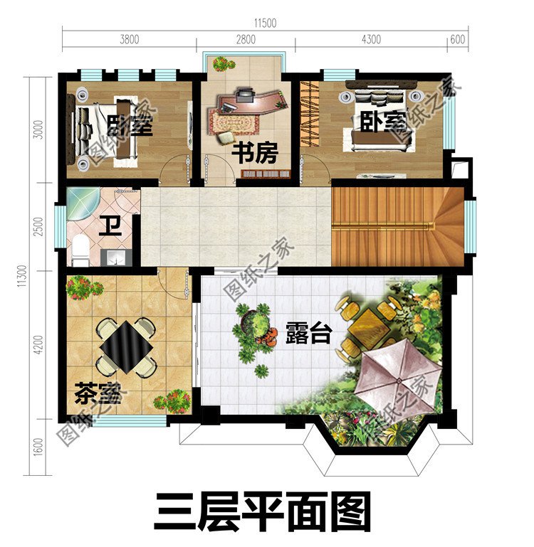 最新農(nóng)村20萬元二層半別墅設(shè)計(jì)圖