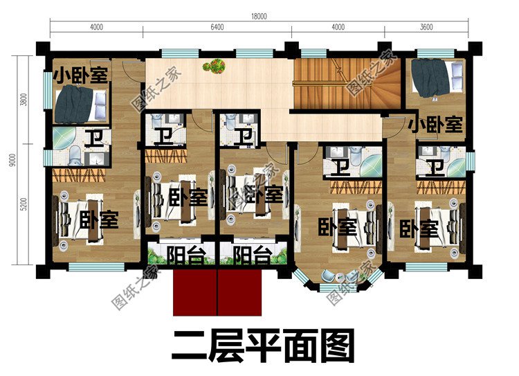 最漂亮的農村二層小樓圖