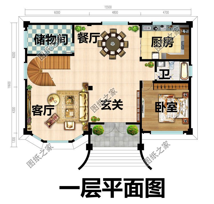 2023鄉村樓房二層設計圖