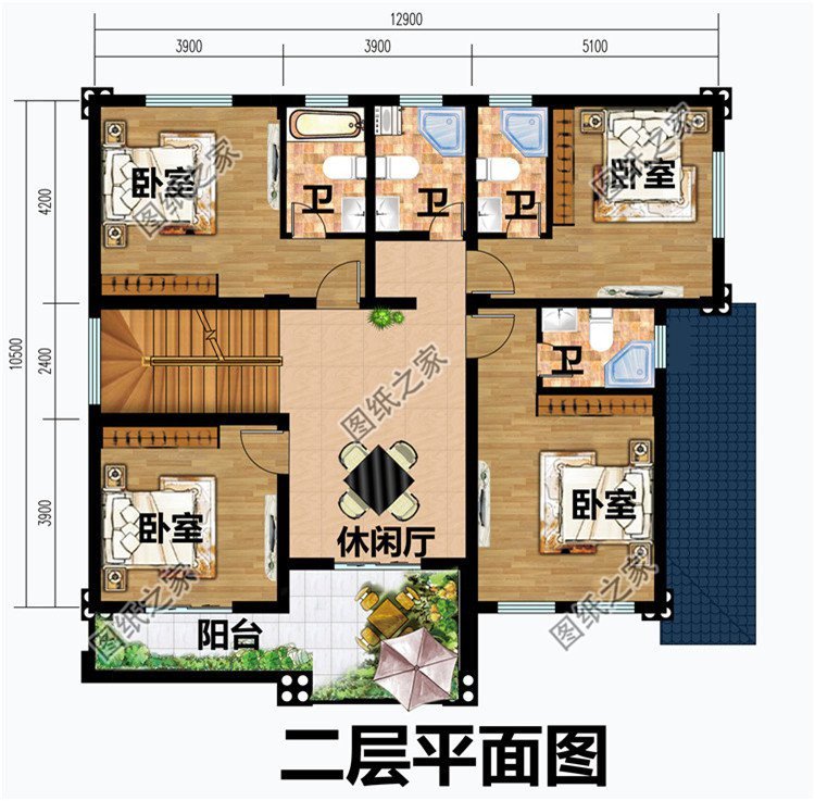 大開(kāi)窗設(shè)計(jì)的二層別墅，都是當(dāng)下流行的現(xiàn)代風(fēng)元素