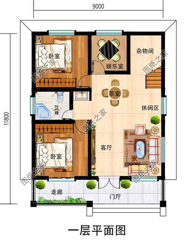 小面寬三層別墅設(shè)計(jì)圖，小面寬這樣建太美了，宅基地小的就建這樣的吧