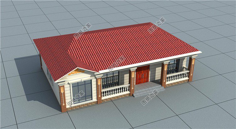 農村蓋房還是一層層好，這三款一層鄉村設計戶型圖精致美觀，喜歡收藏