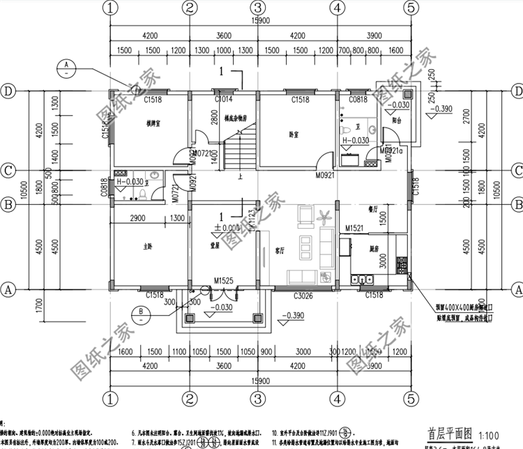 二層樓平面圖設計圖紙，農村建房講究實用，這輩子建一棟值了