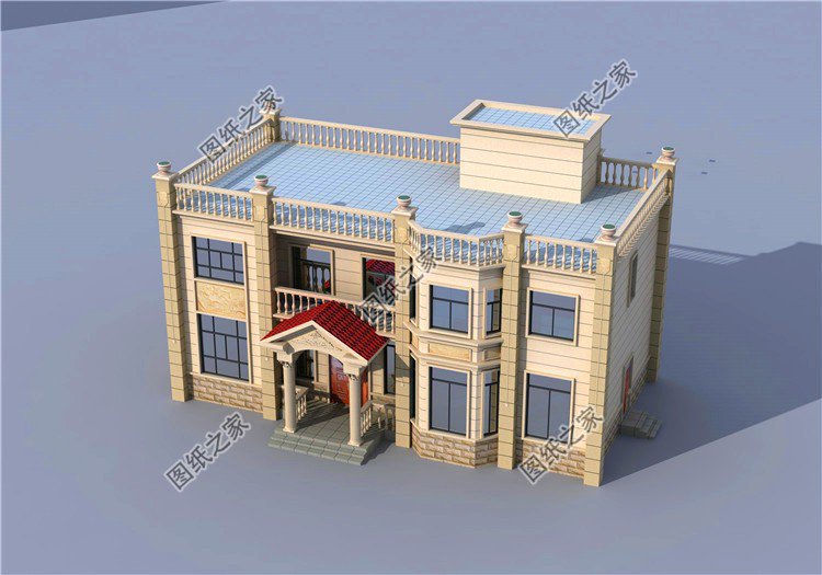 二層樓平面圖設計圖紙，農村建房講究實用，這輩子建一棟值了