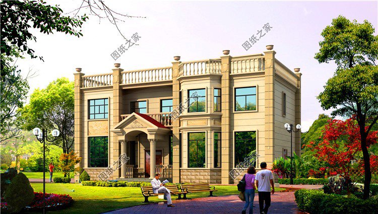 二層樓平面圖設計圖紙，農村建房講究實用，這輩子建一棟值了