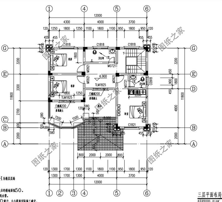農(nóng)村三層普通房屋設(shè)計(jì)圖，外觀布局深入人心，大部分家庭都能建