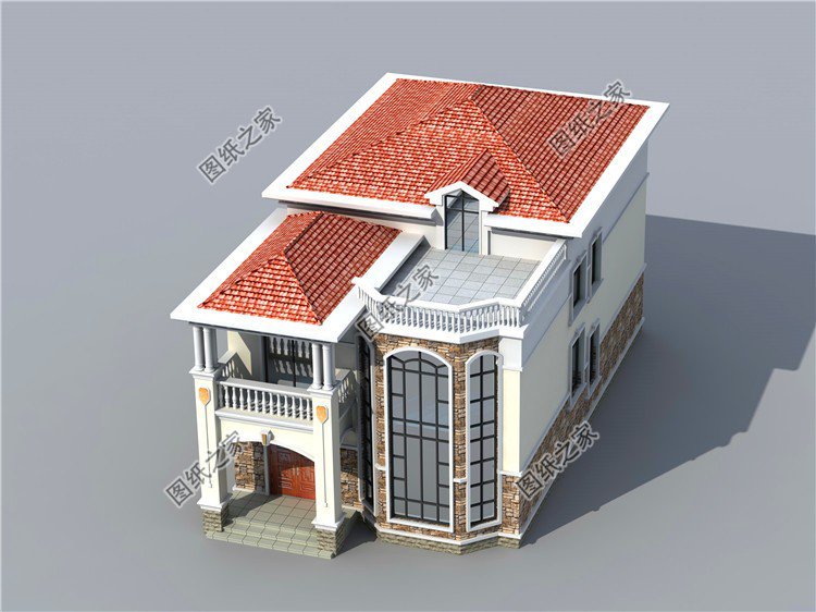 農(nóng)村建房二開間二層別墅設(shè)計(jì)圖，建出來簡直太美，溫馨時(shí)尚顯大氣