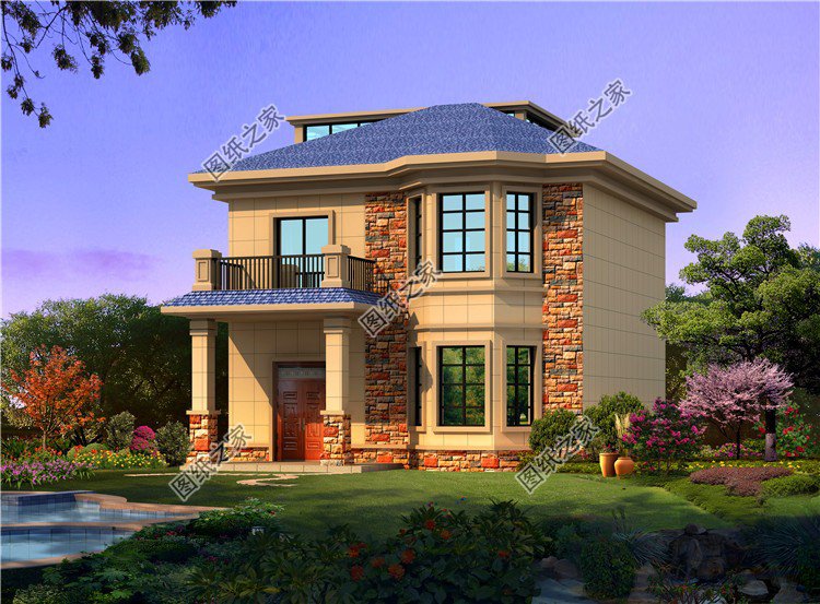 農(nóng)村建房二開間二層別墅設(shè)計(jì)圖，建出來簡直太美，溫馨時(shí)尚顯大氣