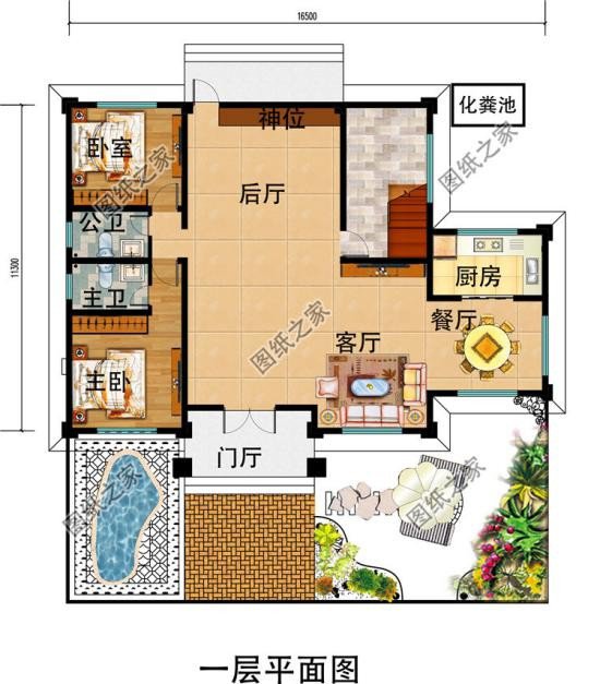 適合農村建的新農村建房四層圖紙設計圖，第三款設計師極力推薦