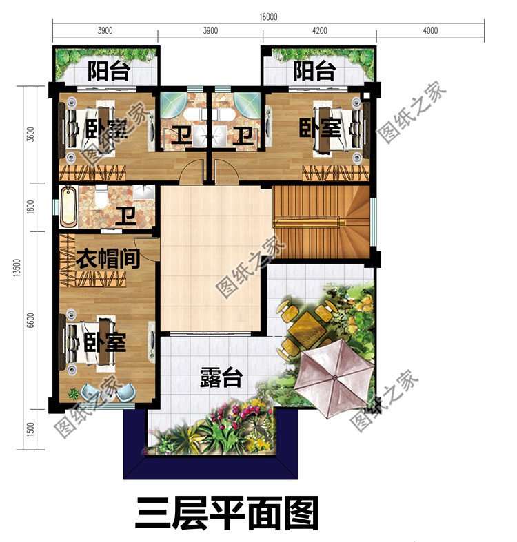 帶地下室設計三層自建房別墅設計圖