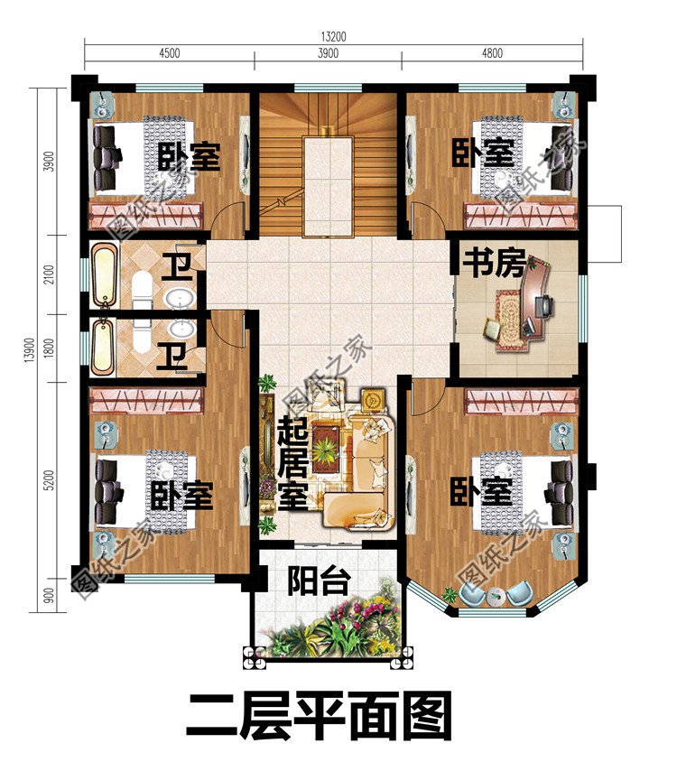 歐式三層豪宅樓設(shè)計圖紙及外觀效果圖