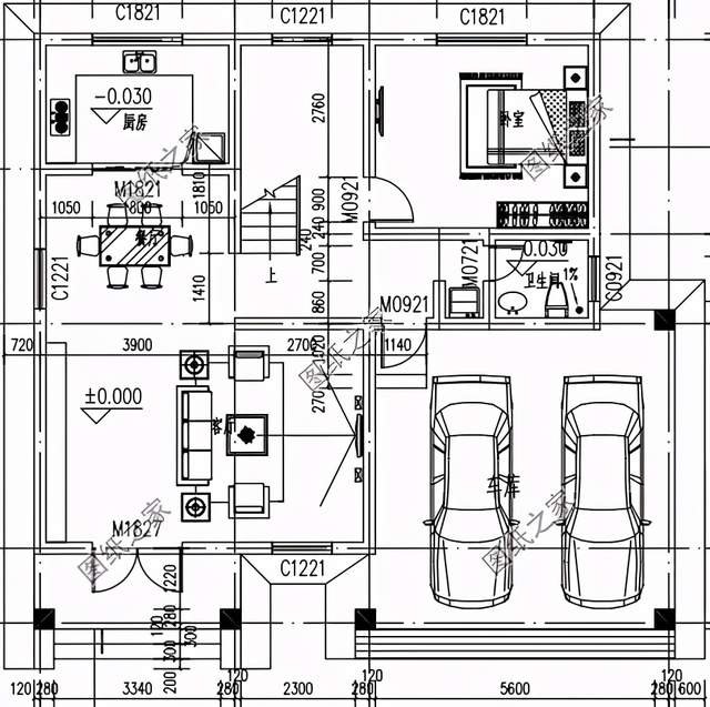 農村二層簡約房子圖片，造型簡單，打造溫馨的家