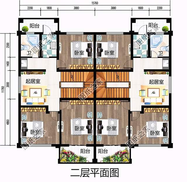 農村二層雙拼小洋樓，簡單大氣看過來吧
