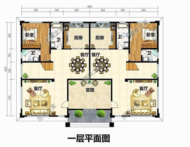 農村二層雙拼小洋樓，簡單大氣看過來吧