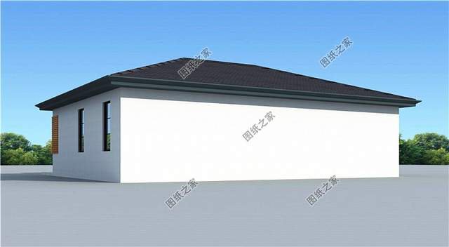 農村自建一層極簡主義小別墅，簡約而不簡單