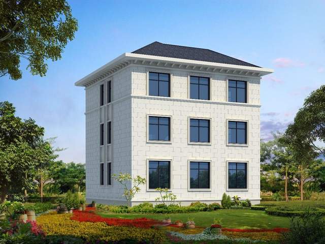 新款漂亮的農村三層復式別墅設計圖高端大氣上檔次，造價30萬左右