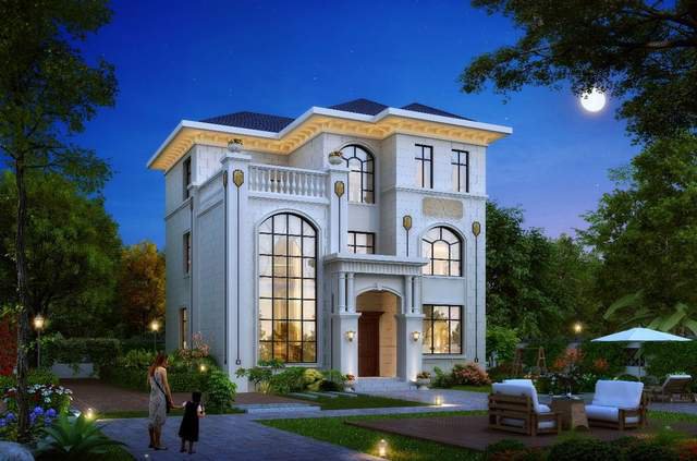 新款漂亮的農村三層復式別墅設計圖高端大氣上檔次，造價30萬左右