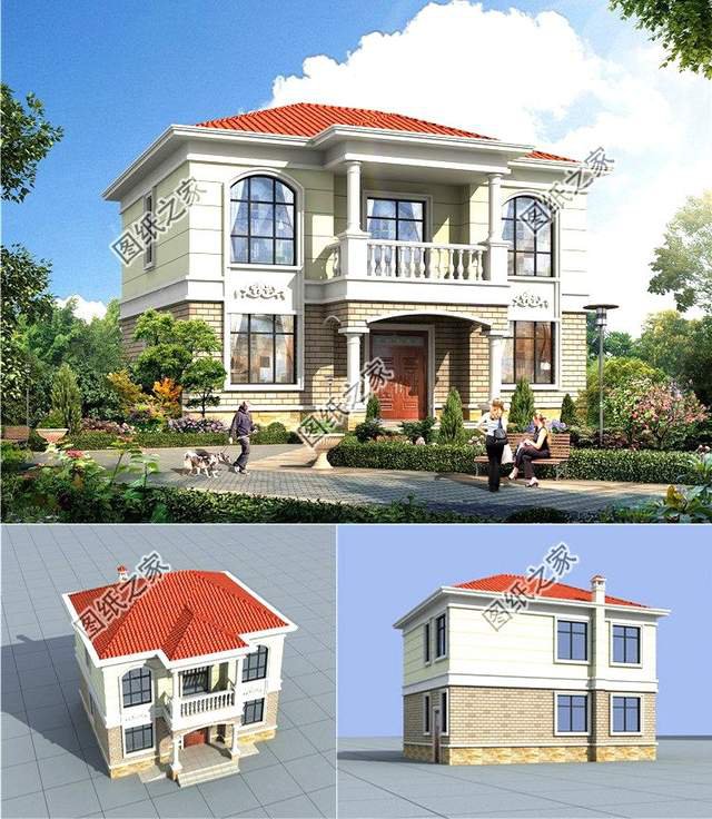 最為實用的造型簡單的二層磚混自建房，大家都很喜歡