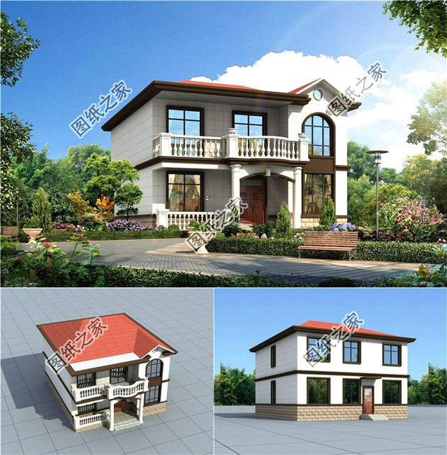 最為實用的造型簡單的二層磚混自建房，大家都很喜歡