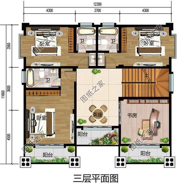 超氣派的農村自建房豪華大別墅設計圖，簡直無法比擬