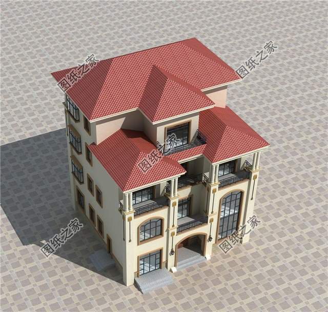 超氣派的農村自建房豪華大別墅設計圖，簡直無法比擬