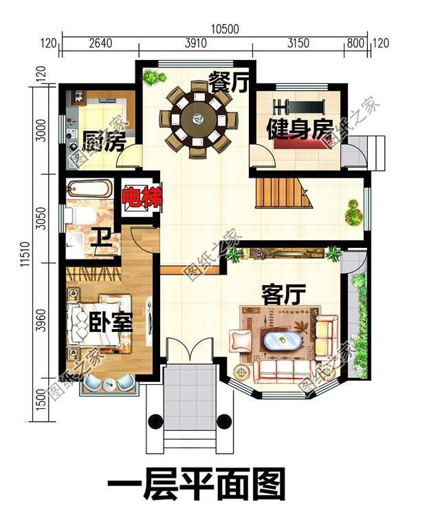 誰看了都豎大拇指的三層帶電梯別墅效果圖，絕了