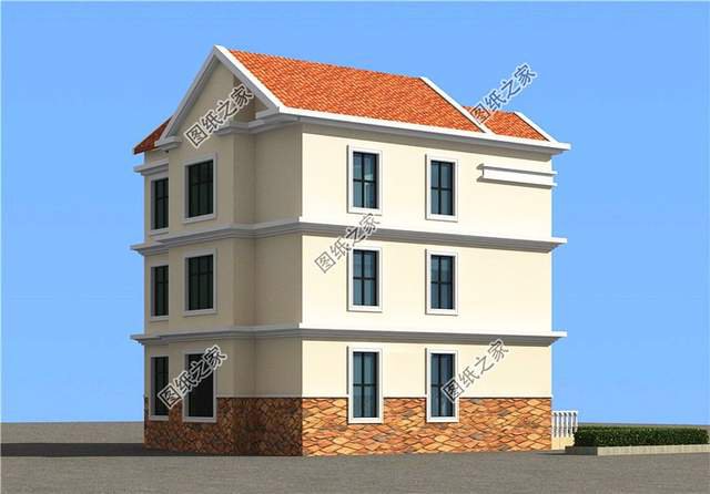 誰看了都豎大拇指的三層帶電梯別墅效果圖，絕了