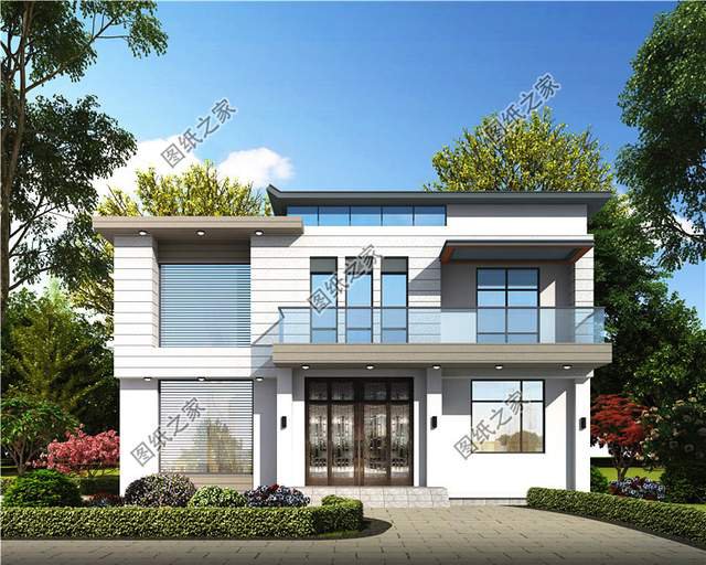 現代年輕人喜歡的簡約輕奢二層別墅，引領時尚潮流