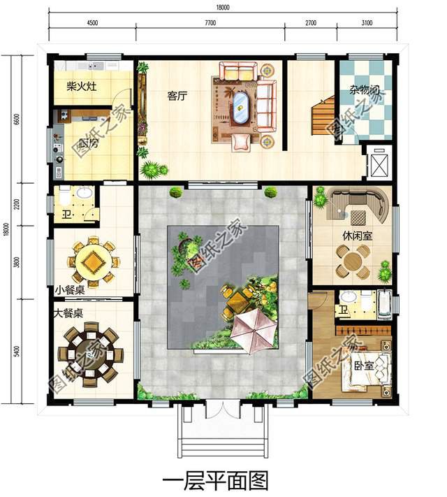 戳中人心的新中式四合院設(shè)計(jì)圖，一雅一致盡在庭院之中