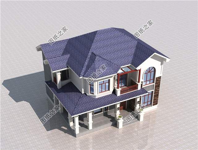 開間11×13米的小清新二層別墅設計圖，賊亮眼