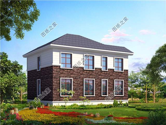 開間11×13米的小清新二層別墅設計圖，賊亮眼