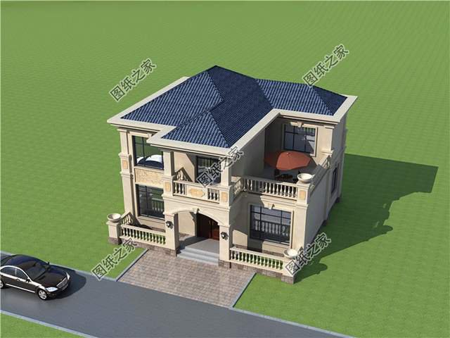 開間11×13米的小清新二層別墅設計圖，賊亮眼