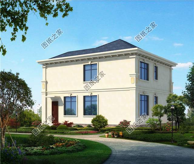 開間11×13米的小清新二層別墅設計圖，賊亮眼