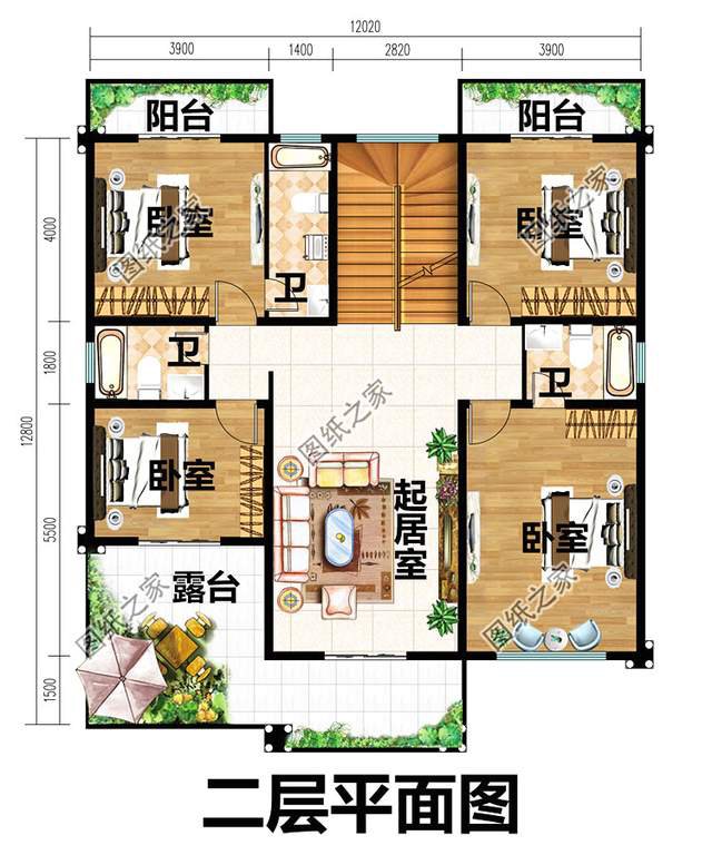 平屋頂、坡屋頂二層自建房帶給你不一樣的視覺沖擊效果