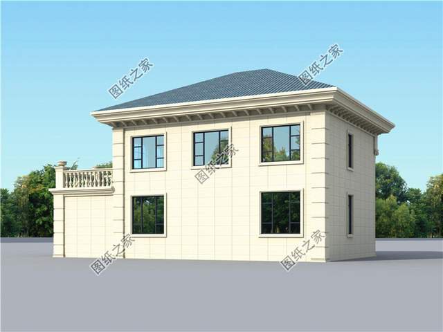 農(nóng)村建房，必備二層挑空別墅，高大上的典范