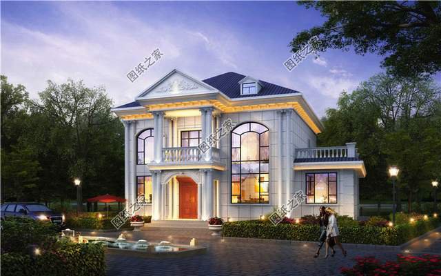 農(nóng)村建房，必備二層挑空別墅，高大上的典范