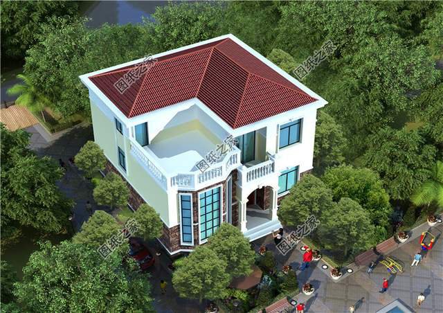 農(nóng)村建房，必備二層挑空別墅，高大上的典范