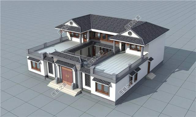 令人嘆為觀止的四合院別墅設(shè)計(jì)圖，帶給我們氣勢(shì)磅礴的感覺