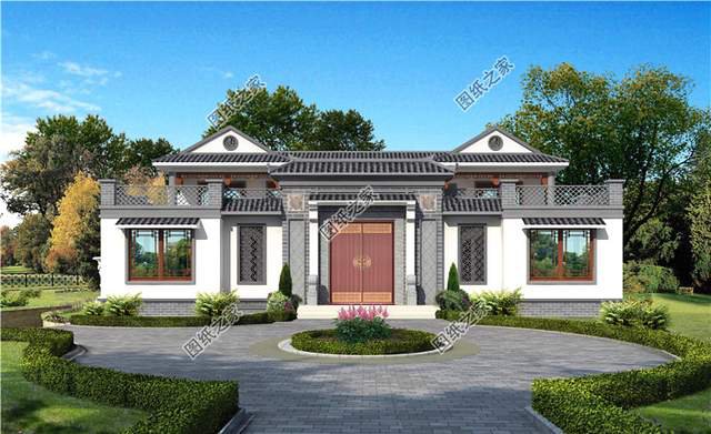 令人嘆為觀止的四合院別墅設(shè)計(jì)圖，帶給我們氣勢(shì)磅礴的感覺