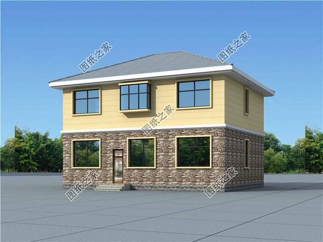 戶型方正經濟又實惠的二層小別墅，幸福生活的小開始