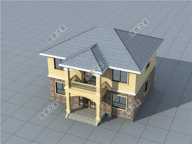 戶型方正經濟又實惠的二層小別墅，幸福生活的小開始