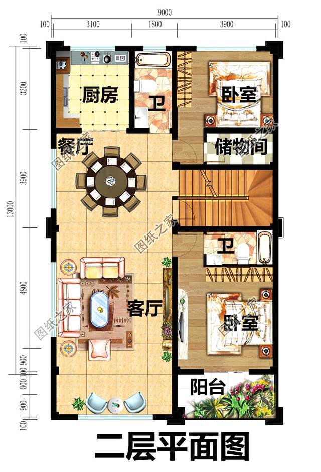 帶商鋪的農村自建房設計圖紙，在家躺著就能掙錢
