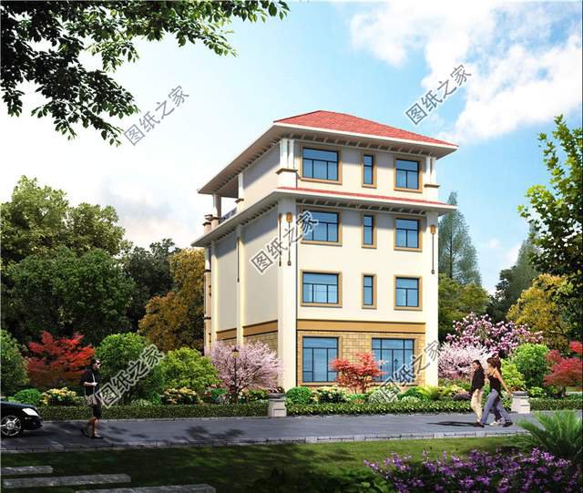 帶商鋪的農村自建房設計圖紙，在家躺著就能掙錢